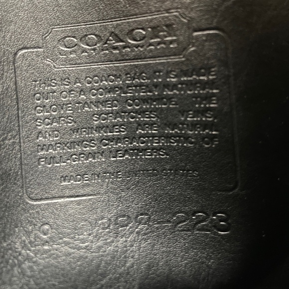 Vintage 1980s Coach Minetta Zip black purse - Picture 5 of 6